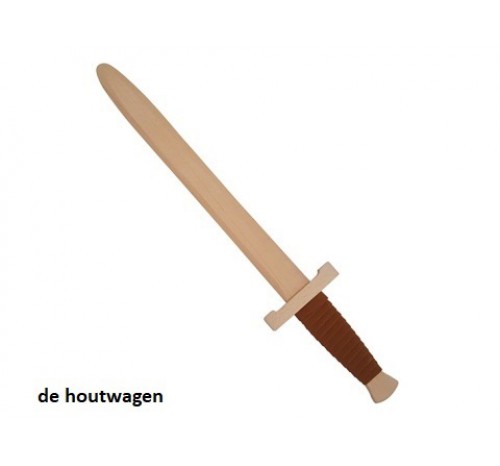 houten zwaard bruin